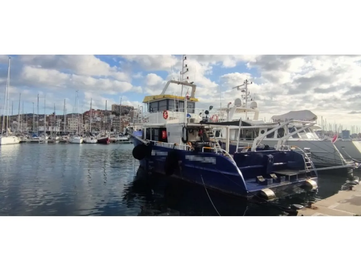 Landmålingsfartøj til salg