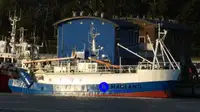 Fartøj til fiskeforarbejdning og levering til salg