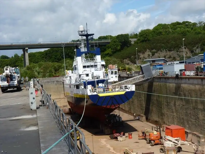 Containerskib til salg