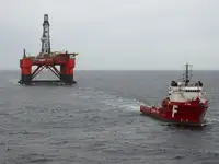 Mobil boreplatform til salg