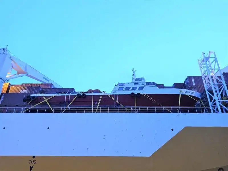 Containerskib til salg