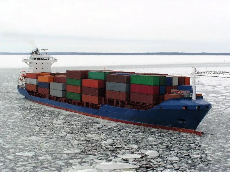 Containerskib til salg