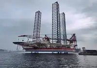 Mobil boreplatform til salg