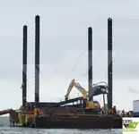 Mobil boreplatform til salg
