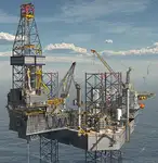 Mobil boreplatform til salg