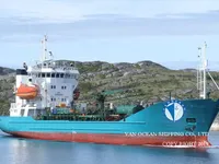 Olie-/kemikalietanker til salg