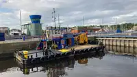 Containerskib til salg